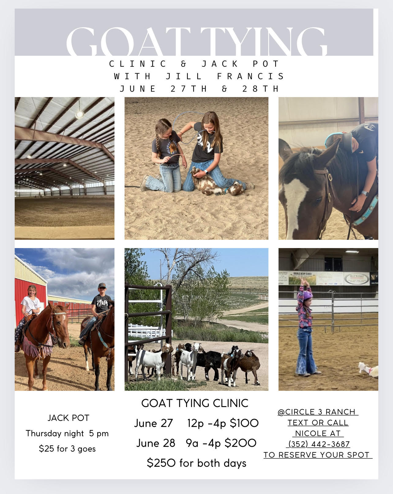 Goat Tying Clinic