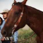 Wedding day horses ranch